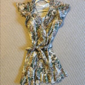 Veronica Beard Floral Wrap Dress